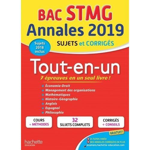 Annales Bac Stmg - Tout-En-Un