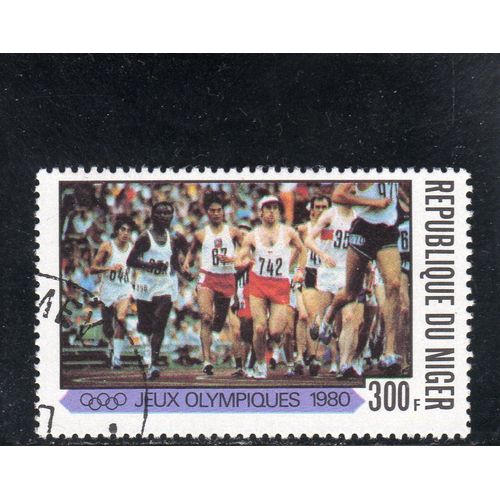 Timbre-Poste Du Niger (Jeux Olympiques De Moscou)