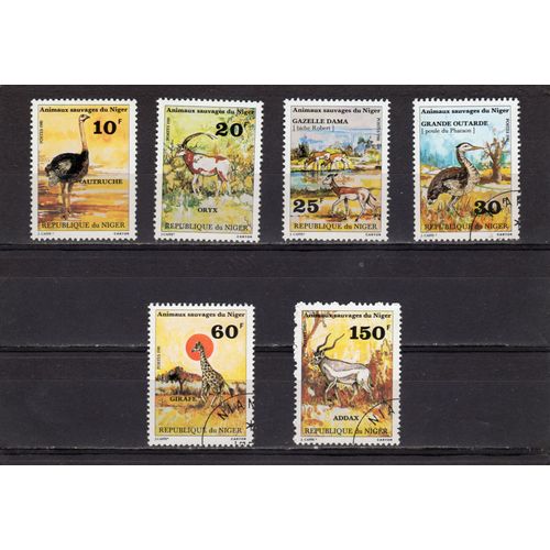 Timbres-Poste Du Niger (Animaux Sauvages)
