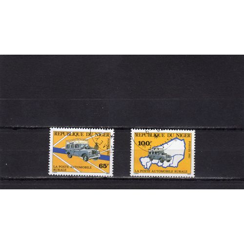 Timbres-Poste Du Niger (Poste Automobile Rurale)