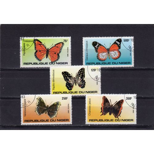 Timbres-Poste Du Niger (Papillons)