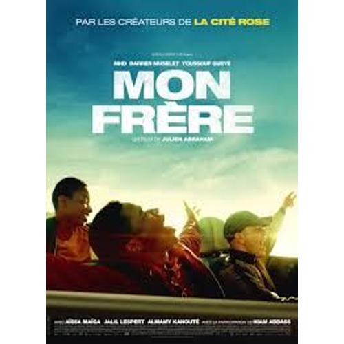 Mon Frère - Julien Abraham - Youssouf Gueye - M H D - Jalil Lespert - Hiam Abbass - Affiche De Cinéma Pliée 120x160 Cm