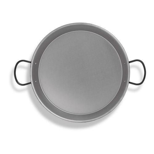 Poêle À Paella En Acier Poli Pour Induction Et Plaque Vitrocéramique Ø38cm (8 Personnes) Edm 76968