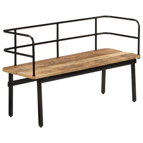 Banc 120 X 40 X 70 Cm Bois De Manguier Massif