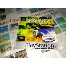 Jaquette Avant Du Jeu V-Rally Playstation 1 Ps1 Platinum