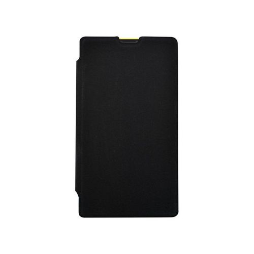 Etui Folio A Rabat Nokia X Noir Nubuck Eco Cuir (Pu)
