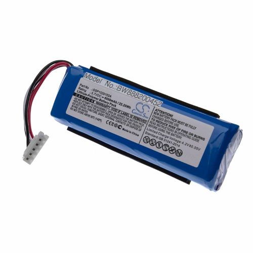 vhbw Batterie remplacement pour JBL GSP1029102A pour enceinte, haut-parleurs (6000mAh, 3,7V, Li-polymère)