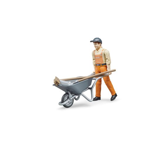 Bruder Set Figurine Employé Municipal