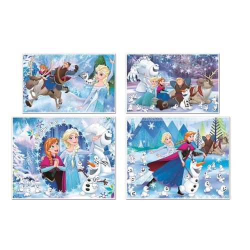Puzzle Enfant Supercolor 20-60-100-180 Pièces - Frozen
