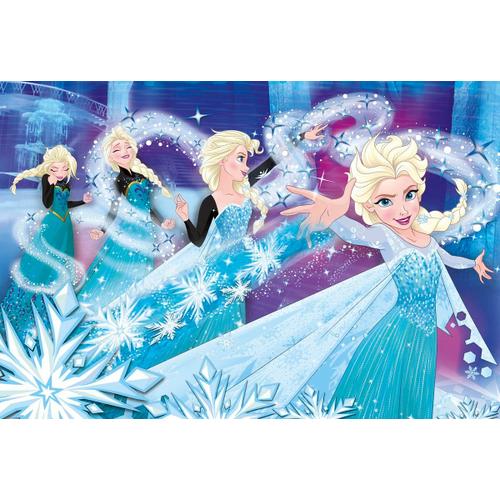 Puzzle Enfant Supercolor 104 Pièces Maxi - La Reine Des Neiges