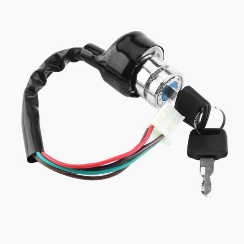 Popular Commutateur D'allumage, Universal Car Motorcycle 6-Wire In 9 Pin Plug Switch Ignition Switch 3 Position 2 Keys