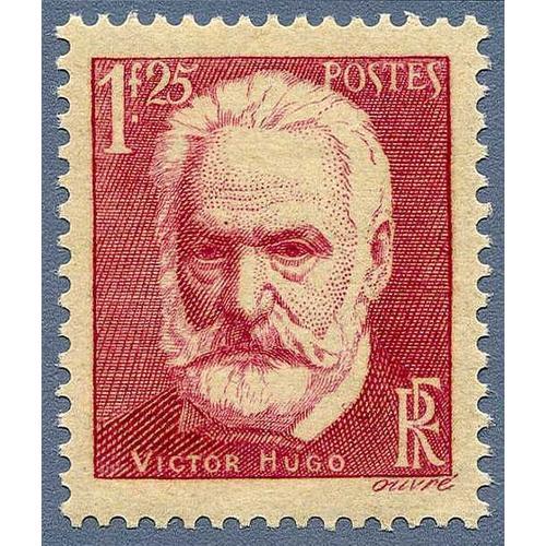 France 1935, Beau Timbre Neuf* Yvert 304, Portrait De Victor Hugo.