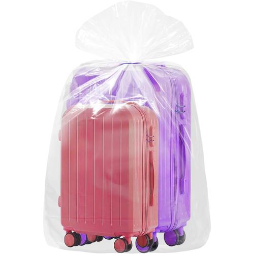 Gaint Lot de 10 sacs de rangement extra larges en plastique transparent - 100 x 150 cm - 227 l - Sacs de rangement géants pour sacs à poussière, bagages, valises, meubles, consolateurs, chaises, vélos