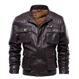 veste en cuir homme grande taille
