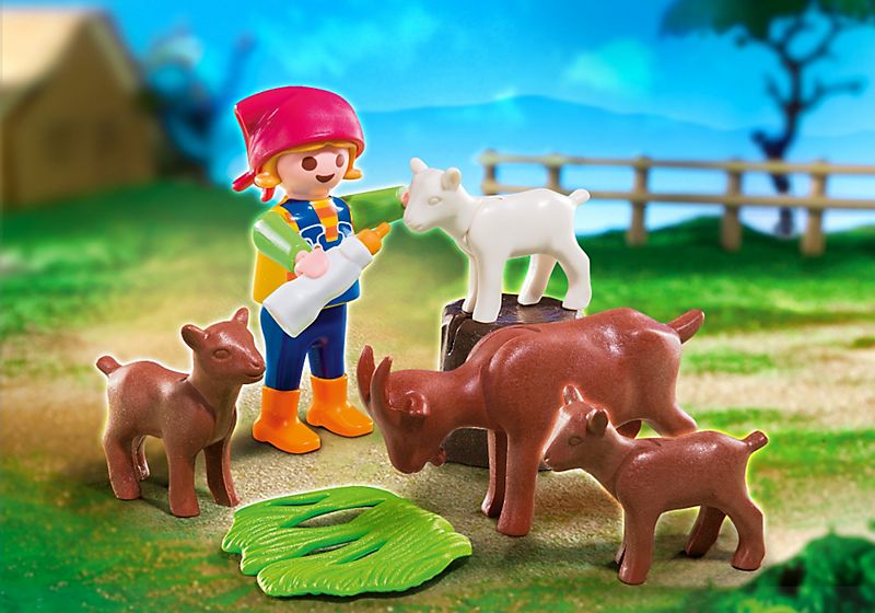 4785 - Playmobil Special Plus - Enfant Avec Ch�vres - 4
