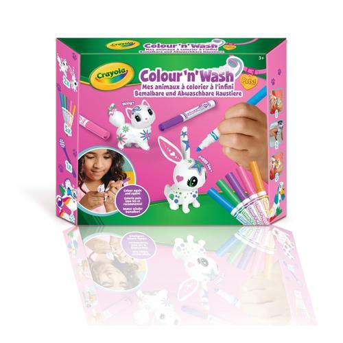 Colour'n'wash Kit Colornwash Pets : Mes Animaux À Colorier - Chat Et Lapin