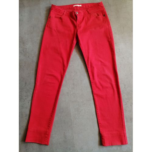 Pantalon Rouge Taille 40 Jennyfer