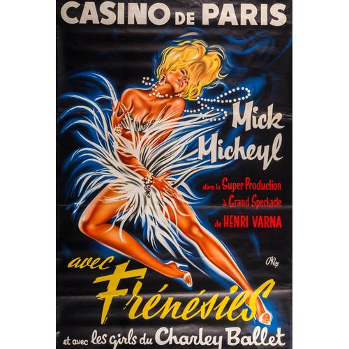 Affiche Casino De Paris Mick Micheyl
