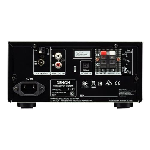 Denon D T1 Mini Systeme 2 X 15 Watt Noir Rakuten