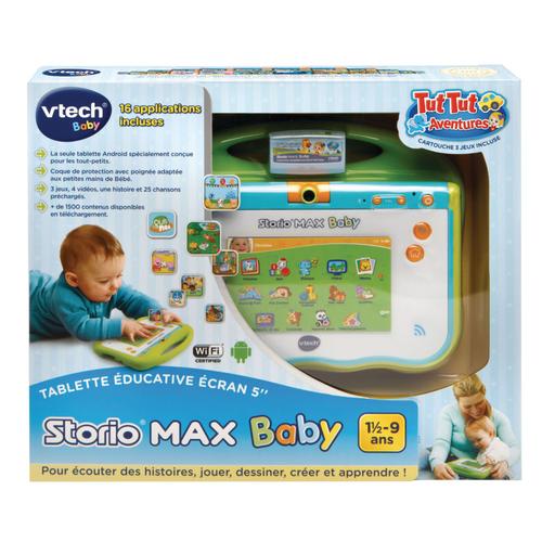 Tablette Tactile enfant Vtech Storio 2 Baby + 1 Jeu + 1 Carte Mémoire + 4  Piles