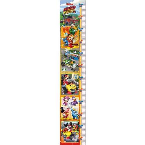 Puzzle Enfant Supercolor 30 Pièces Maxi Measure Me - Mickey And The Roadster Racers