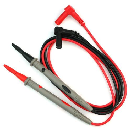 Rouge, noir, gris Rouge, noir, gris 2pcs Multimètre Numérique Cordon Testeur Cable 1000V 10A