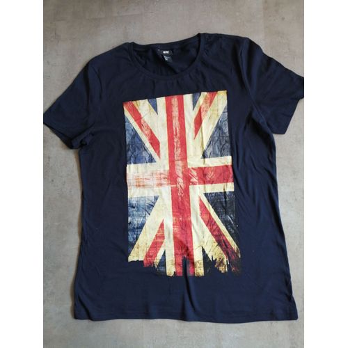 T-Shirt Marine Taille M H&m
