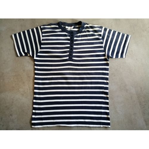 T-Shirt Rayé Marine Et Blanc Taille 38/40 Caroll