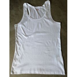 Débardeur La Halle Coton L Blanc