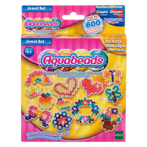 Recharge 600 perles blanches aquabeads