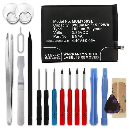 Batterie Interne Neuve Pour Smartphone Xiaomi Redmi Note 7 - Bn4a 3900mah + Set De Micro Vissage - Kit De Remplacement Téléphone Portable