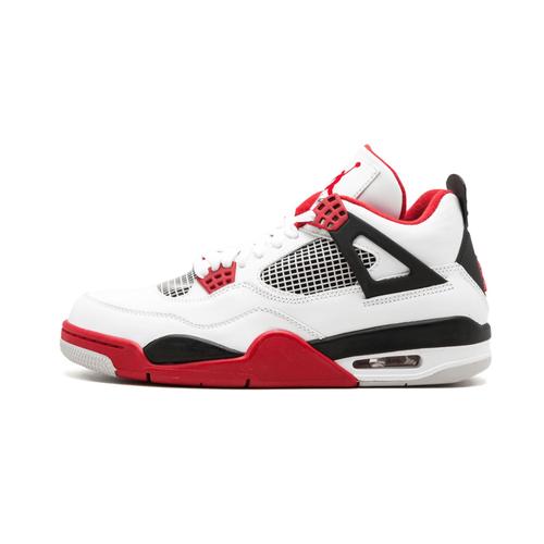 Baskets Nikee Airs Jordann 4 Retro Mid Fire Red Femme Taille-36