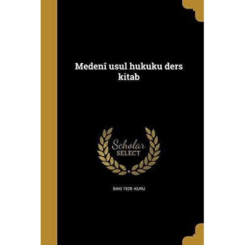 Medenî Usul Hukuku Ders Kitab