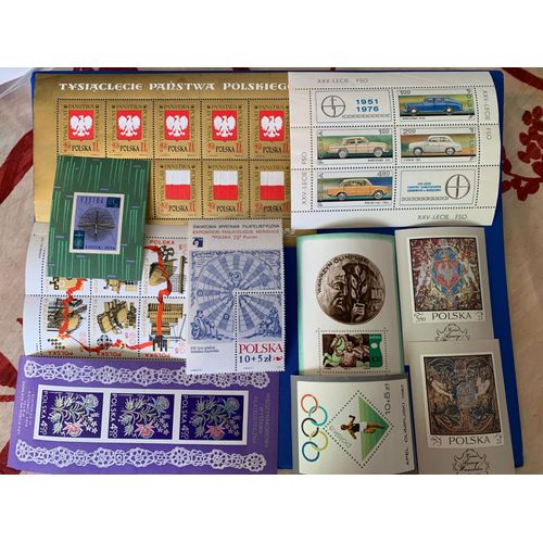 10 Blocs Feuillets Pologne Neufs ** 1962/76 Lot 7
