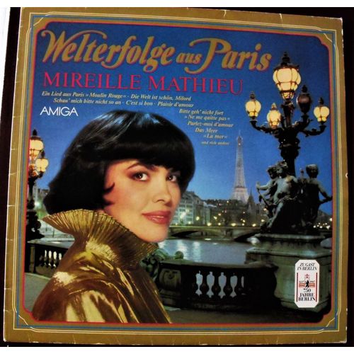 Mireille Mathieu Rare Lp Allemand Chanté En Allemand