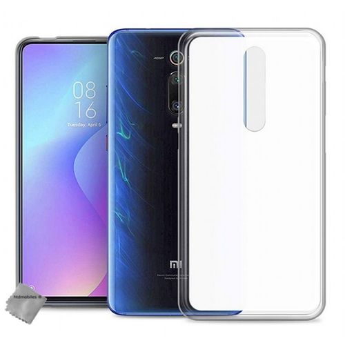 Housse Etui Coque Pochette Silicone Gel Fine Pour Xiaomi Mi 9t Pro + Film Ecran - Blanc Transparent