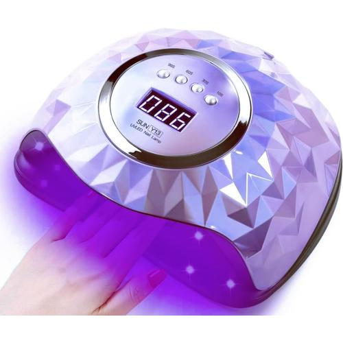 Mauve Mauve Lampe Uv Sèche Ongles 248w Séchoir À Ongles Professionnel Led Lampe Pour Gel Vernis Semi Permanent Avec Capteur Automatique, 