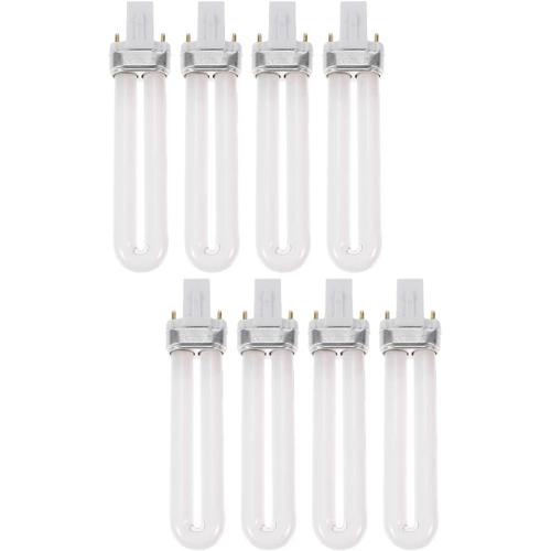 Gel Construction Ongle Uv Led 8 Pcs Ampoules Remplacement 12w Lampe Tube Pour Sèche- Linge À Ongles Sèche- Linge Lampe Lampe Led Gel