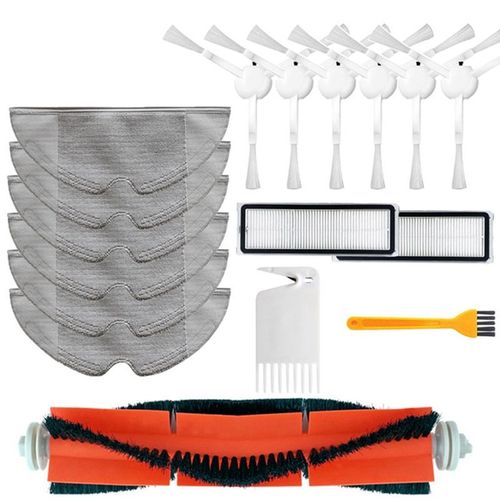Housse pour brosse principale Xiaomi Mijia 1C, couvercle pour brosse latérale, accessoires pour Robot aspirateur, 17 pièces, May06100491