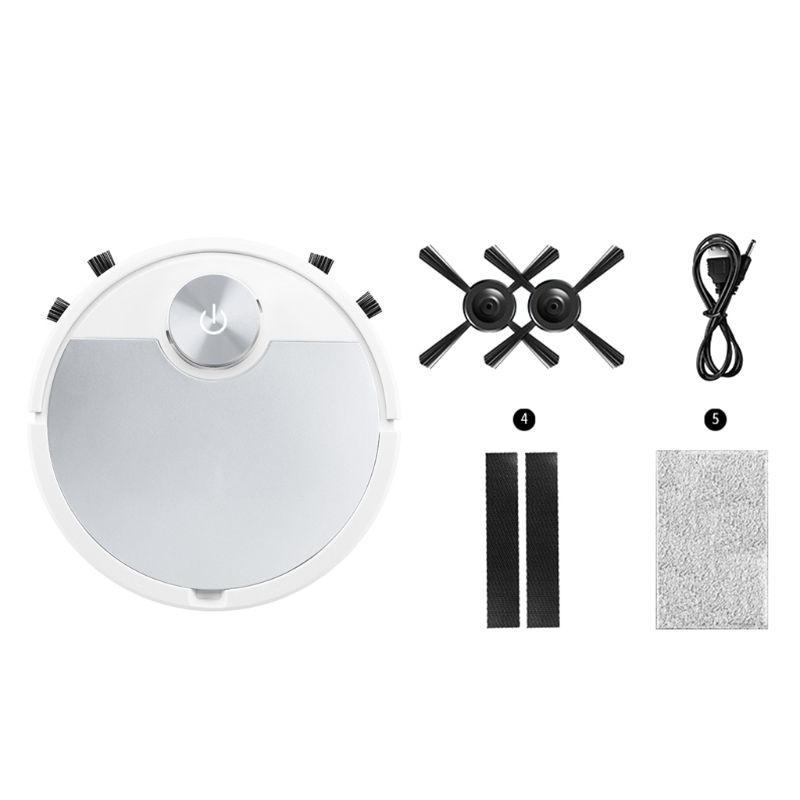 Aspirateur robot automatique avec chiffon/brosse de nettoyag...