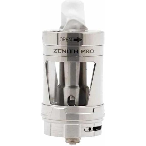 Argent Argent - Clearomiseur Zenith Pro Tank - Pour Cigarette Electronique - Compatible Z Coil 1/1,2 Ohm - Réservoir 3ml - Diamètre 24mm -