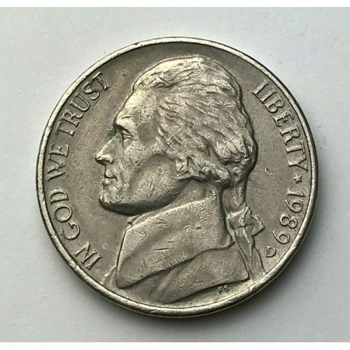 1989-American-Cinq Cents-Usa 5 C Coin-America