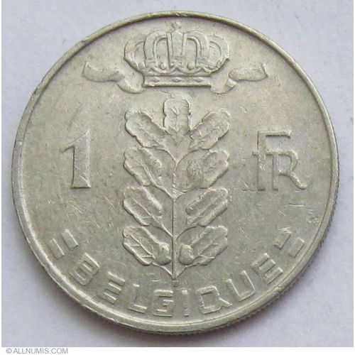 Pièce De Monnaie 1 Franc 1973 Belgique