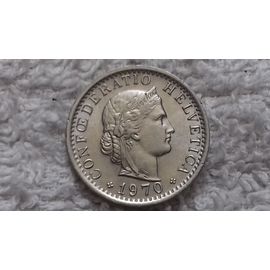 Pièce Monnaie - 20 Centimes Francs Suisse 1970