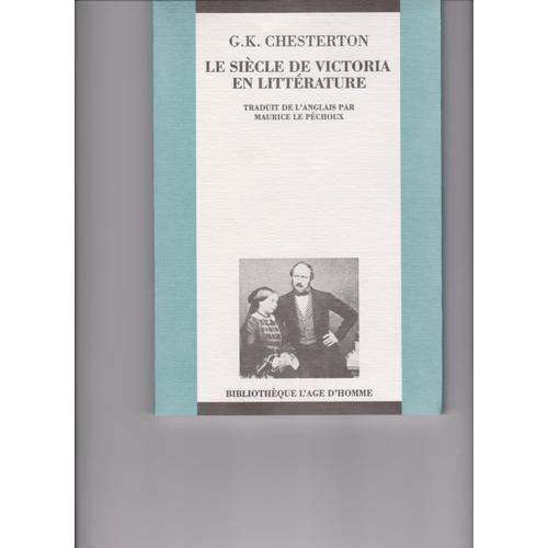 Le Siècle De Victoria En Littérature