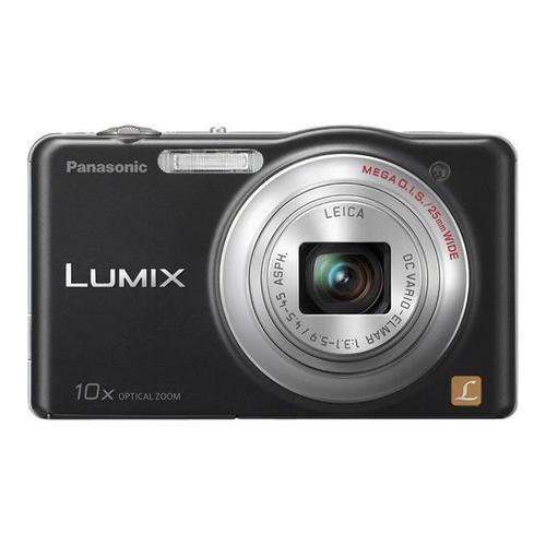Panasonic Lumix DMC-SZ1 - Appareil photo numérique - compact - 16.1 MP - 10x zoom optique - Leica - flash 70 Mo - noir