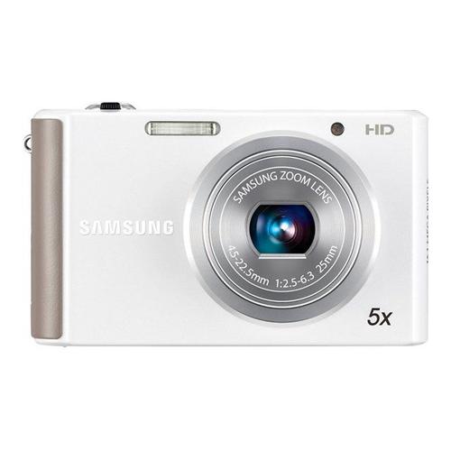 Appareil photo Compact Samsung ST77 Blanc compact - 16.1 MP - 720 p - 5x zoom optique - blanc