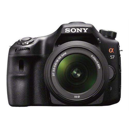 Appareil photo Reflex Sony a SLT-A57K + Objectif DT 18-55 mm Appareil photo numérique - Reflex - 16.1 MP - APS-C - 3x zoom optique objectif DT 18-55 mm
