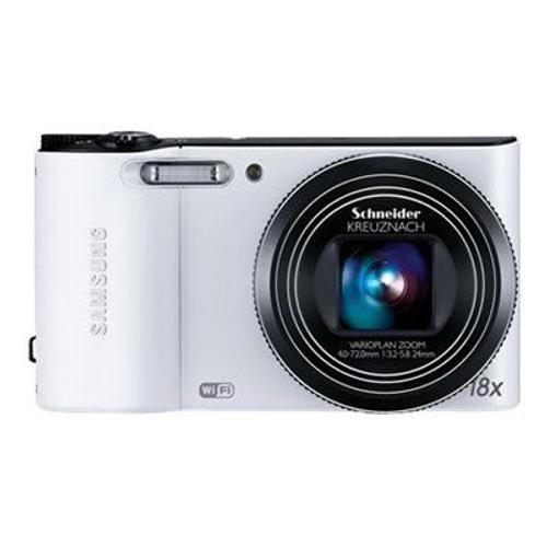 Appareil photo Compact Samsung WB150F Blanc compact - 14.2 MP - 720 p - 18x zoom optique - Schneider 18 Mo - Wi-Fi - blanc