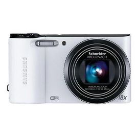 Appareil photo Compact Samsung WB150F Blanc compact - 14.2 MP - 720 p - 18x zoom optique - Schneider 18 Mo - Wi-Fi - blanc